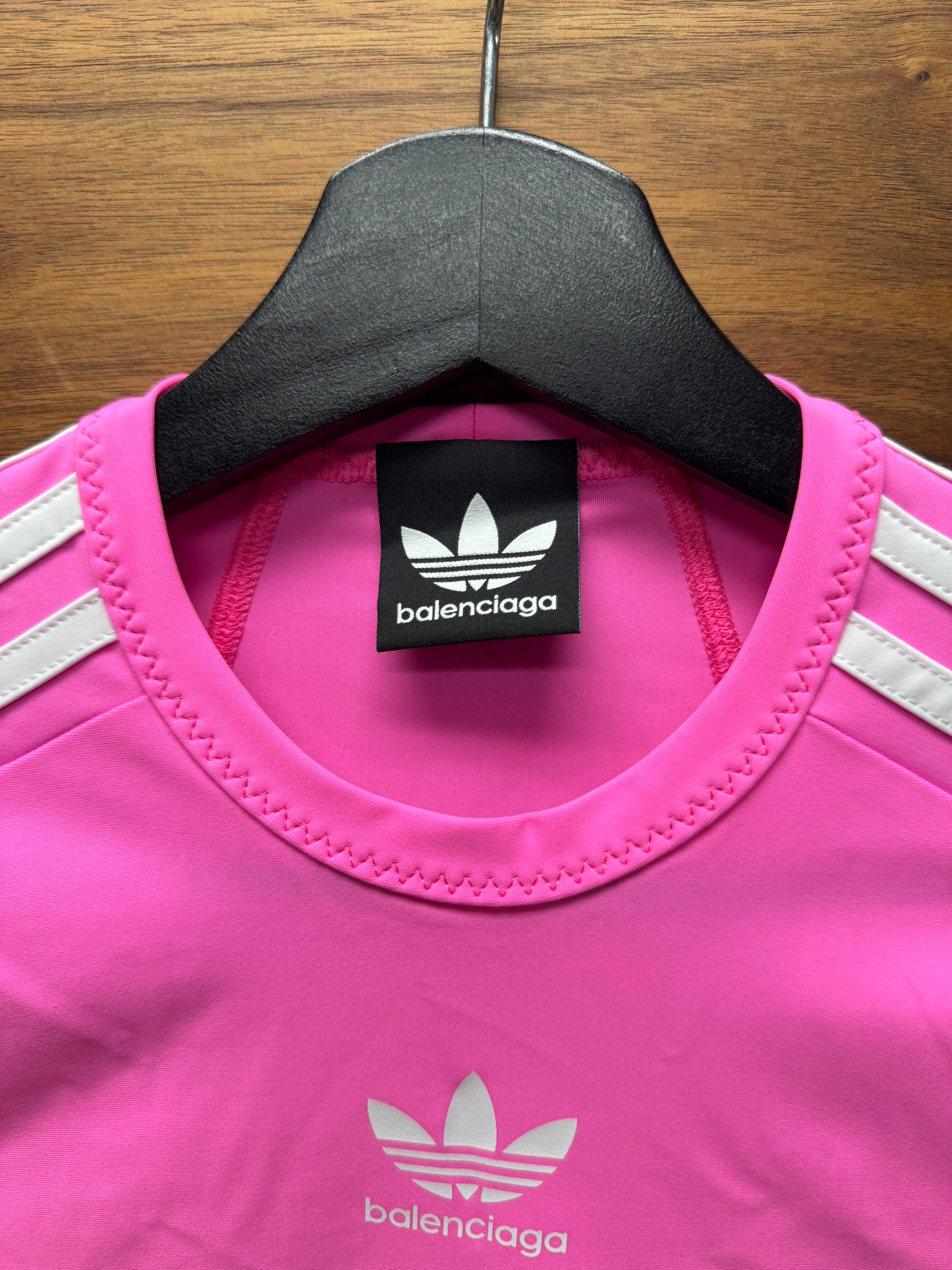 Balenciaga x Adidas Pink Athletic Long Sleeve Shirt