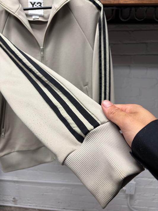 Y-3 by Yohji Yamamoto Cream ‘3 Stripes’ Track Jacket