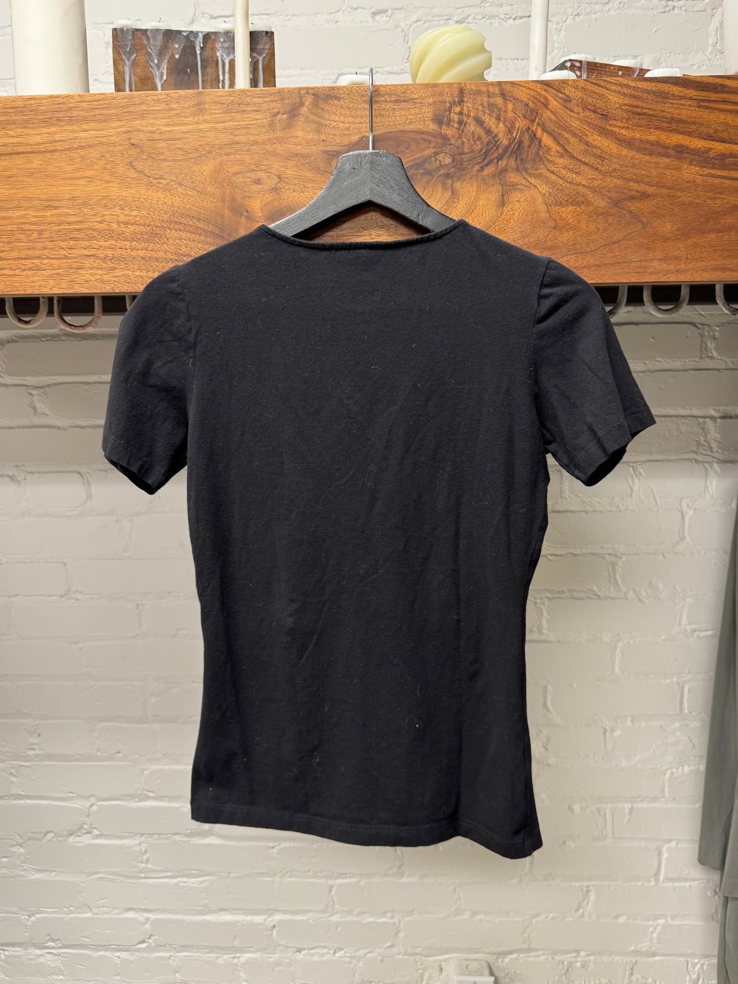 SS2009 Gucci Belted Black Top