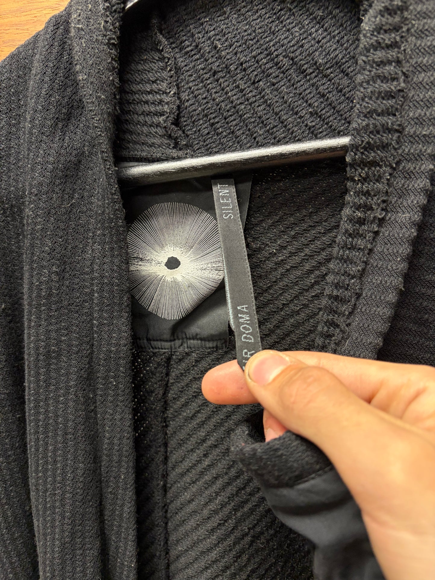 Silent by Damir Doma Black Caped Shawl