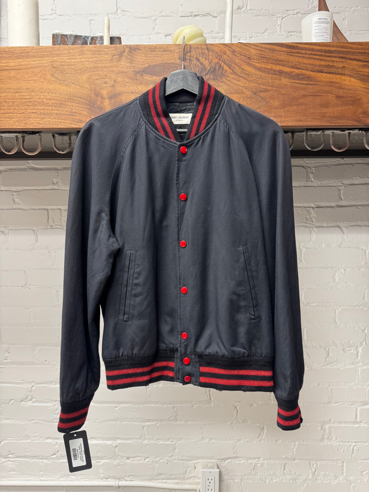 AW2016 Saint Laurent Light Cotton ‘Teddy’ Jacket