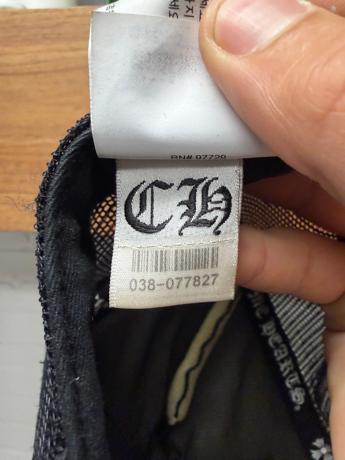 Chrome Hearts ‘Paris’ Store Exclusive Black ‘CH Patch’ Trucker Bat