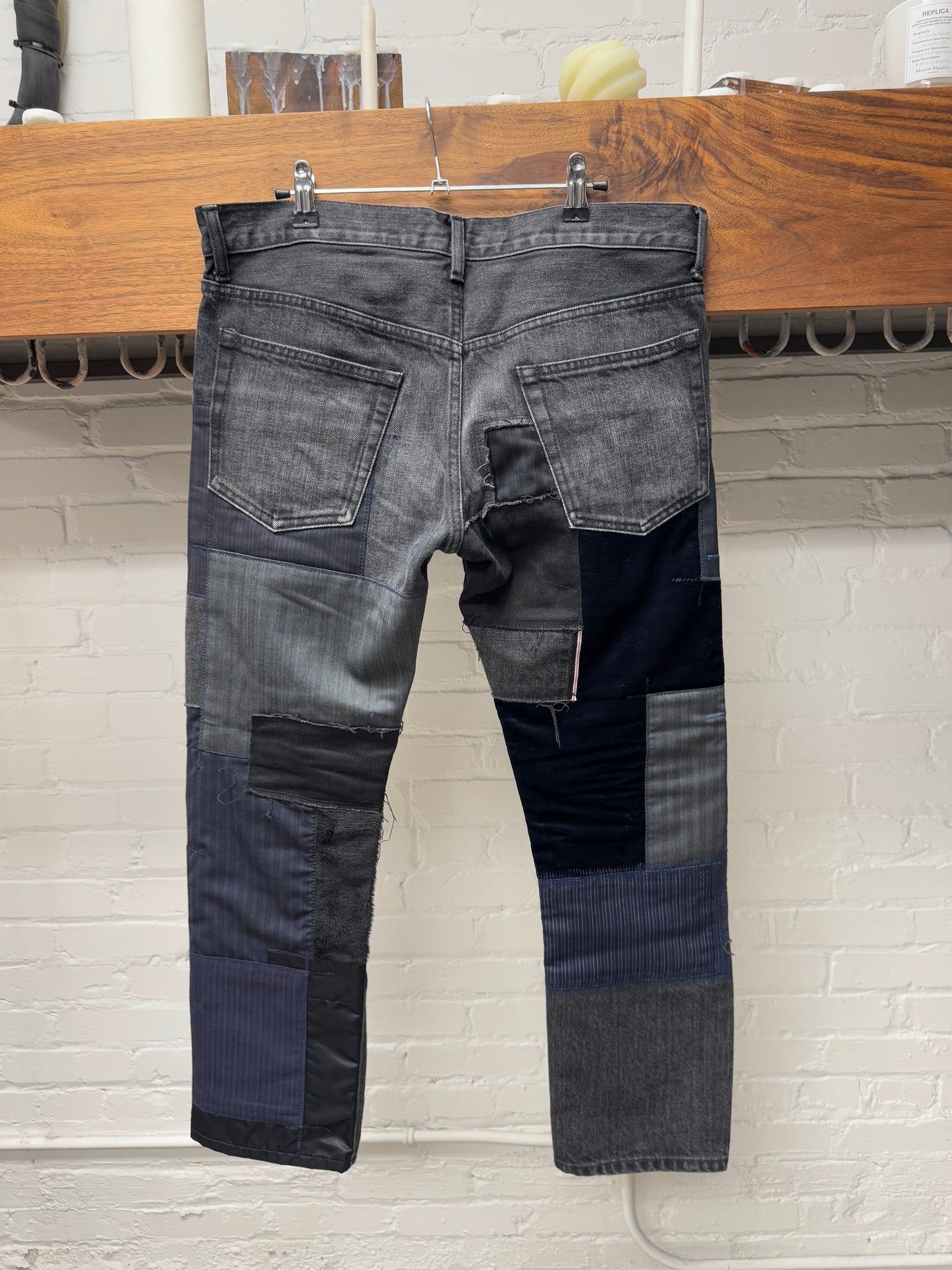 2022 Junya Watanabe Patchwork Repaired Denim