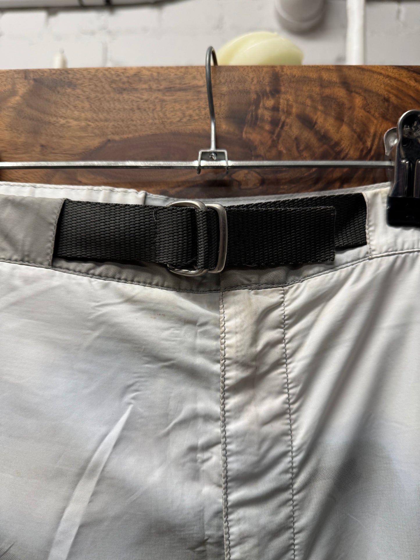 Prada Sport Convertible Gabardine Shell Shorts