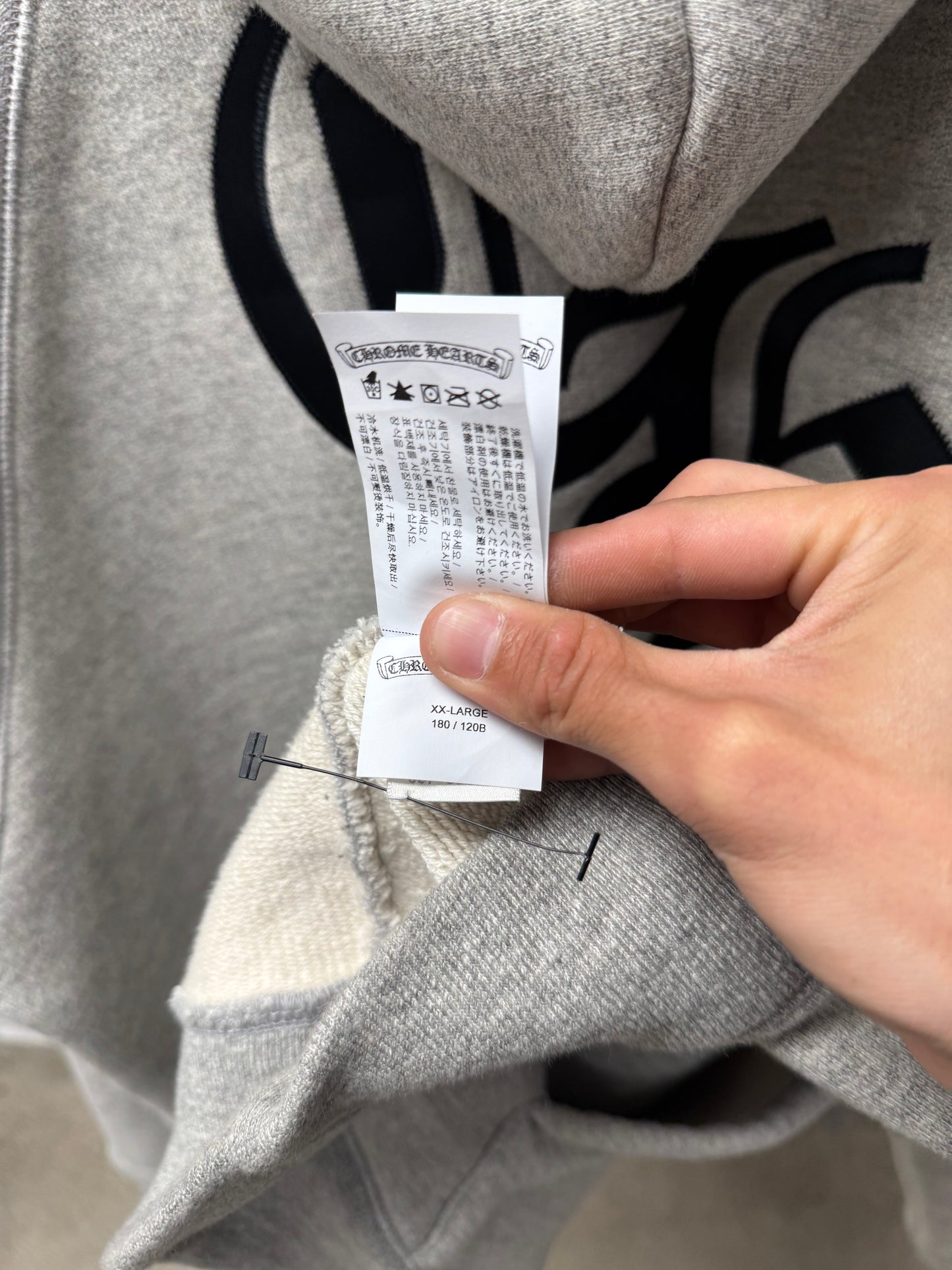 Chrome Hearts ‘Triple Cross’ Nylon CH Heavy Weight Hoodie
