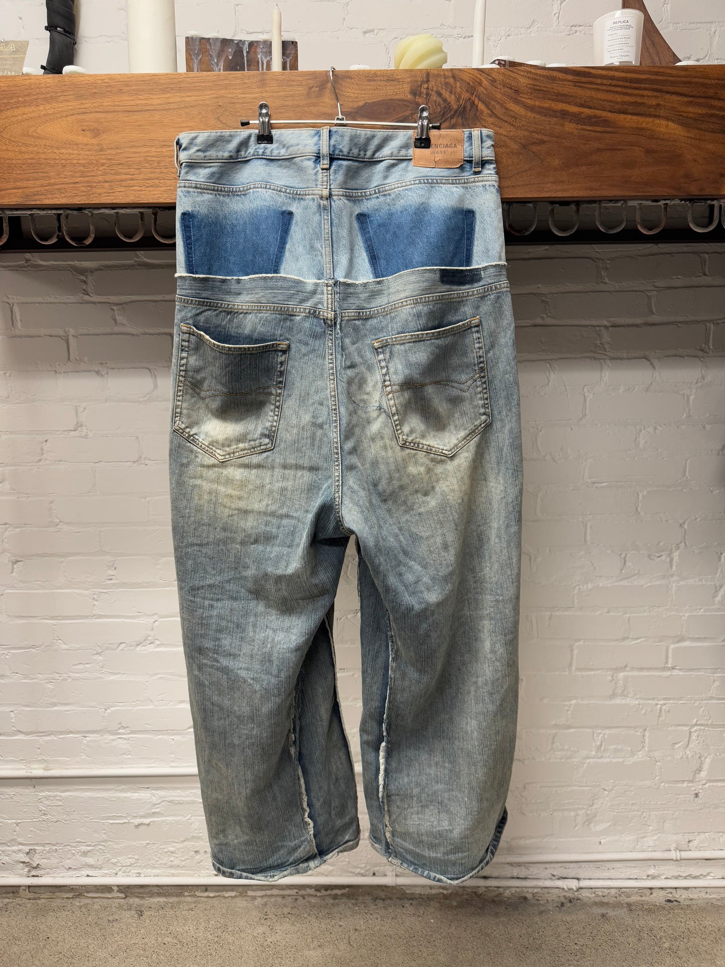 AW2024 Balenciaga ‘Cut Up’ Double Waisted Denim