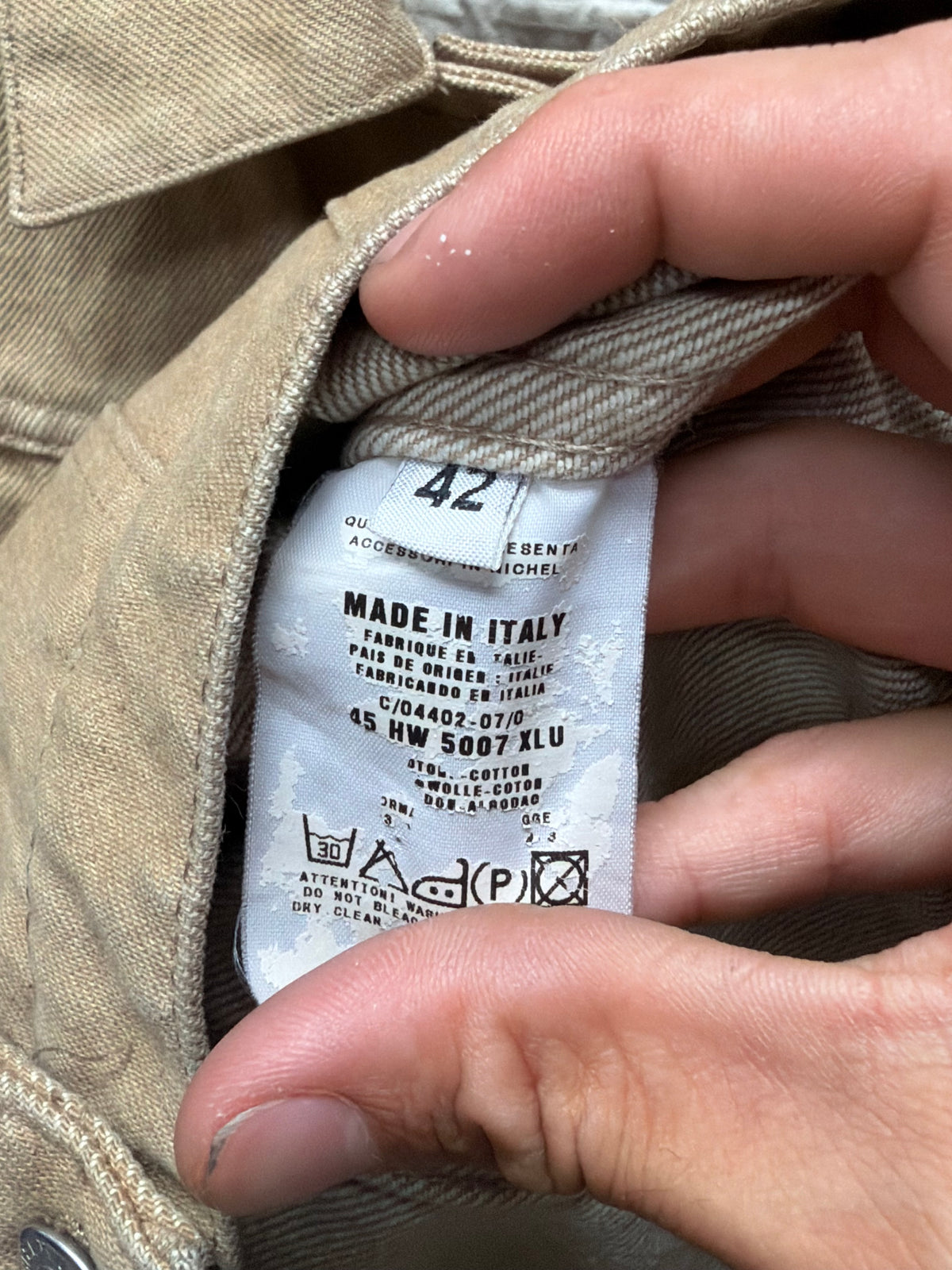 Vintage Helmut Lang ‘Classic Denim’ Brown Trucker Jacket