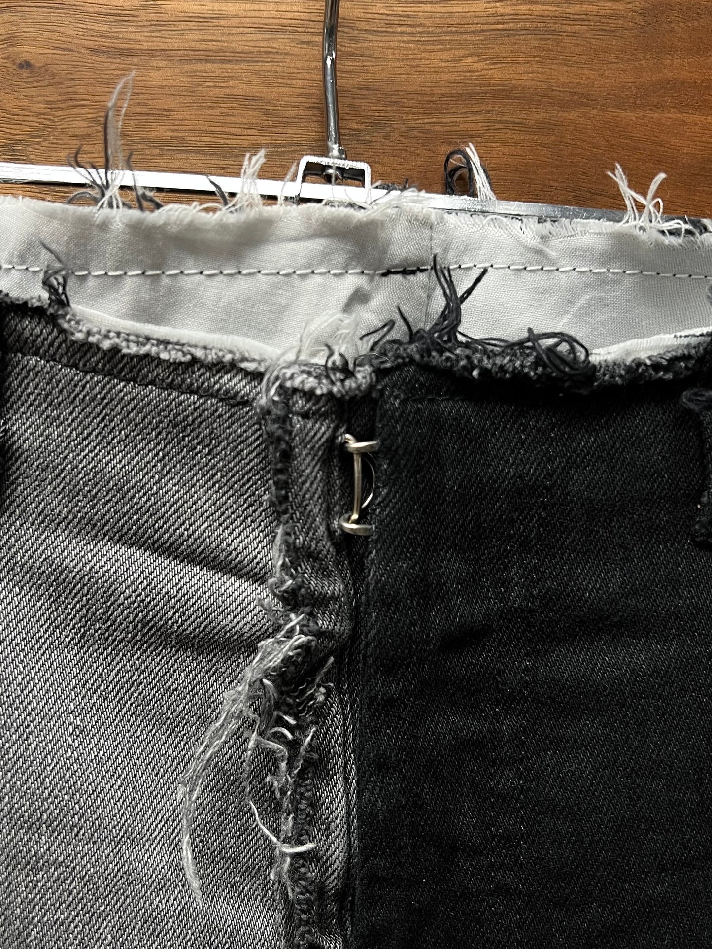 Maison Margiela Reconstructed Split Black/Grey Denim