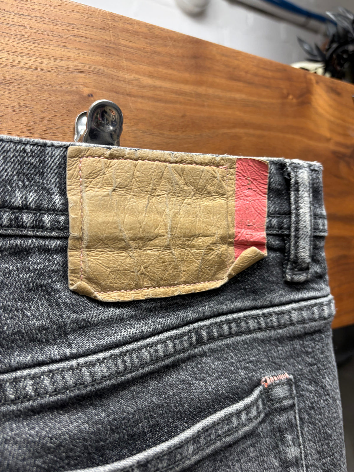 Acne Studios ‘River Dark Wash’ Grey Slim/Skinny Jeans