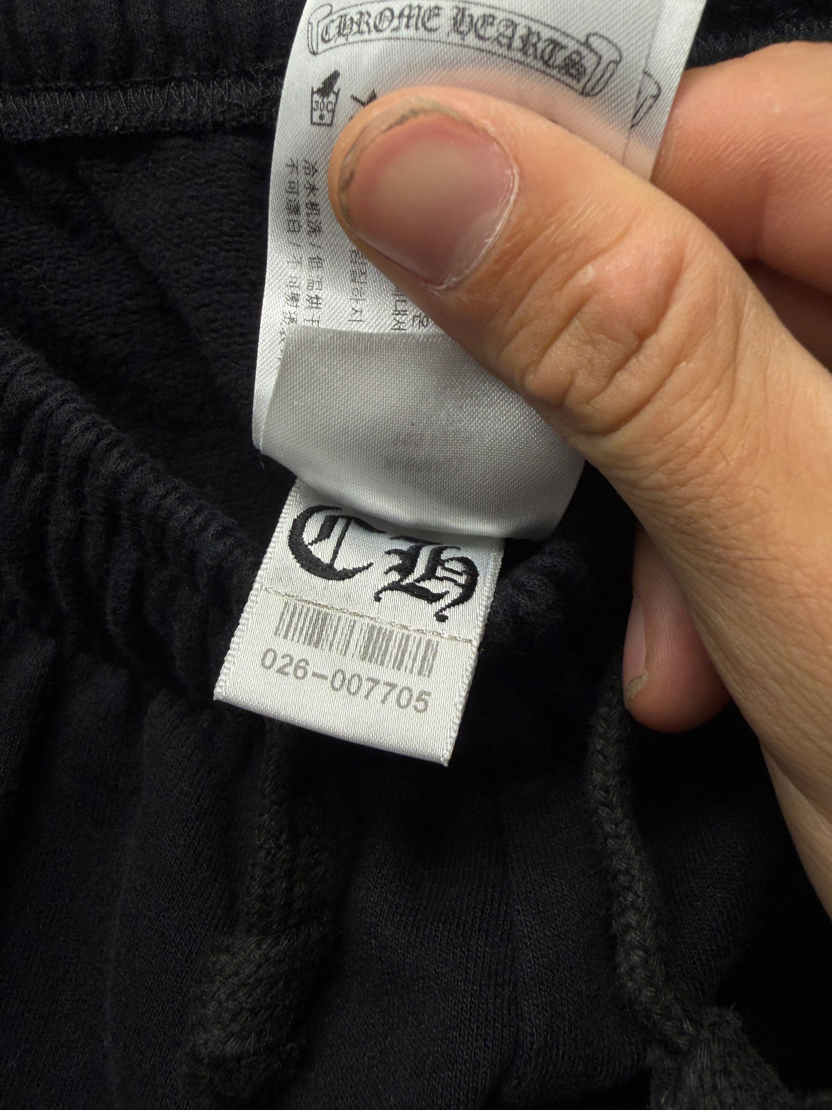 Chrome Hearts ‘Fuck You’ Black Script Logo Sweatpants