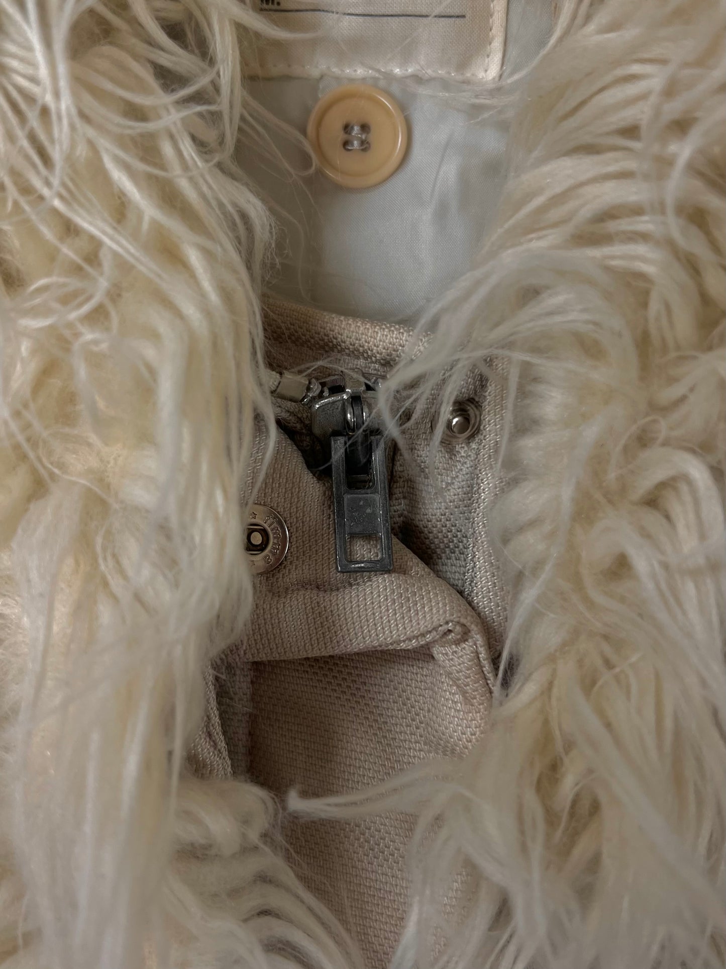 AW1999 Helmut Lang ‘Astro’ Ballistic Nylon Fur Trim Jacket