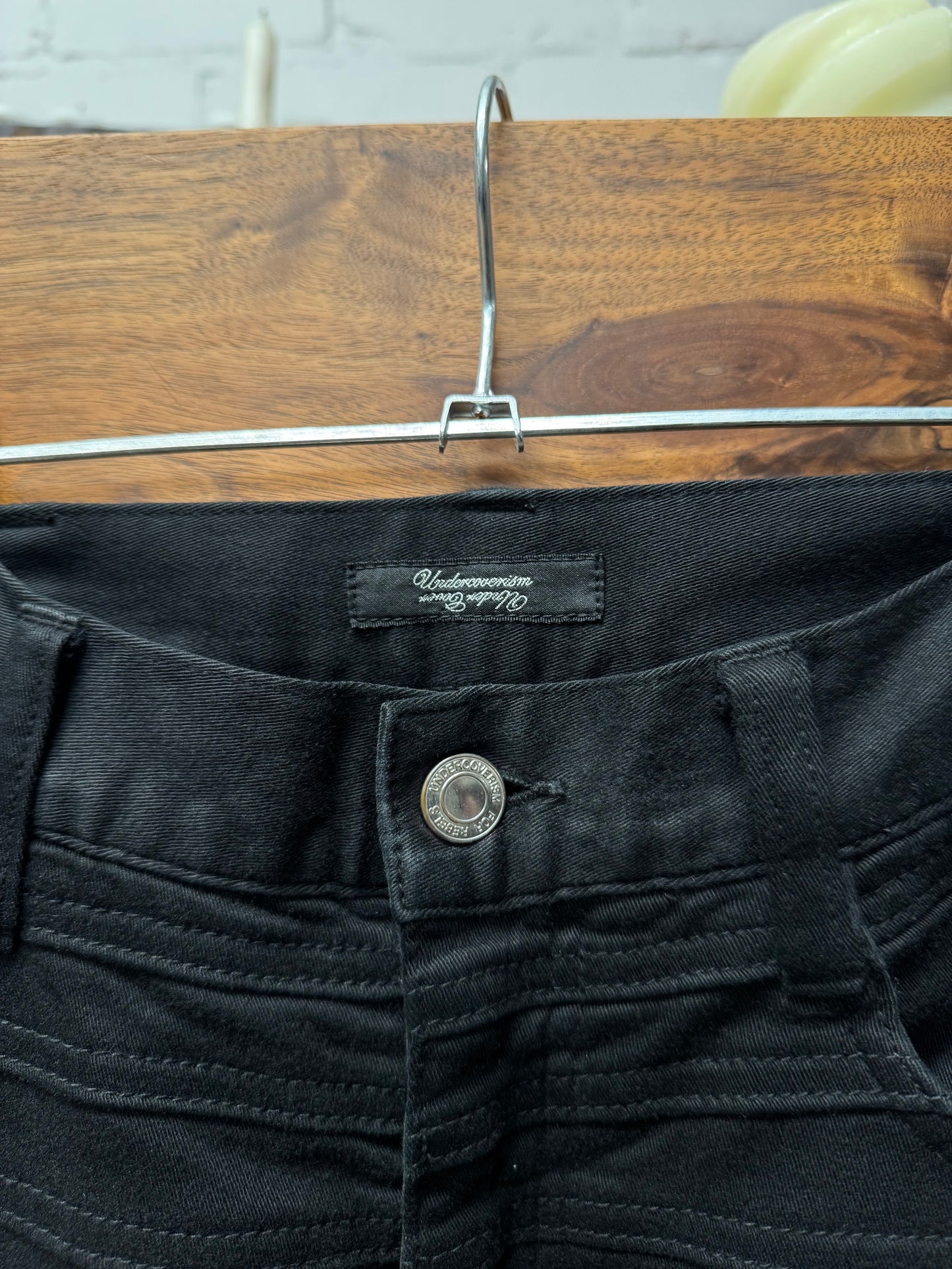 AW2013 Undercover ‘Anatomicouture’ Hagi Black Layered Skinny Jeans