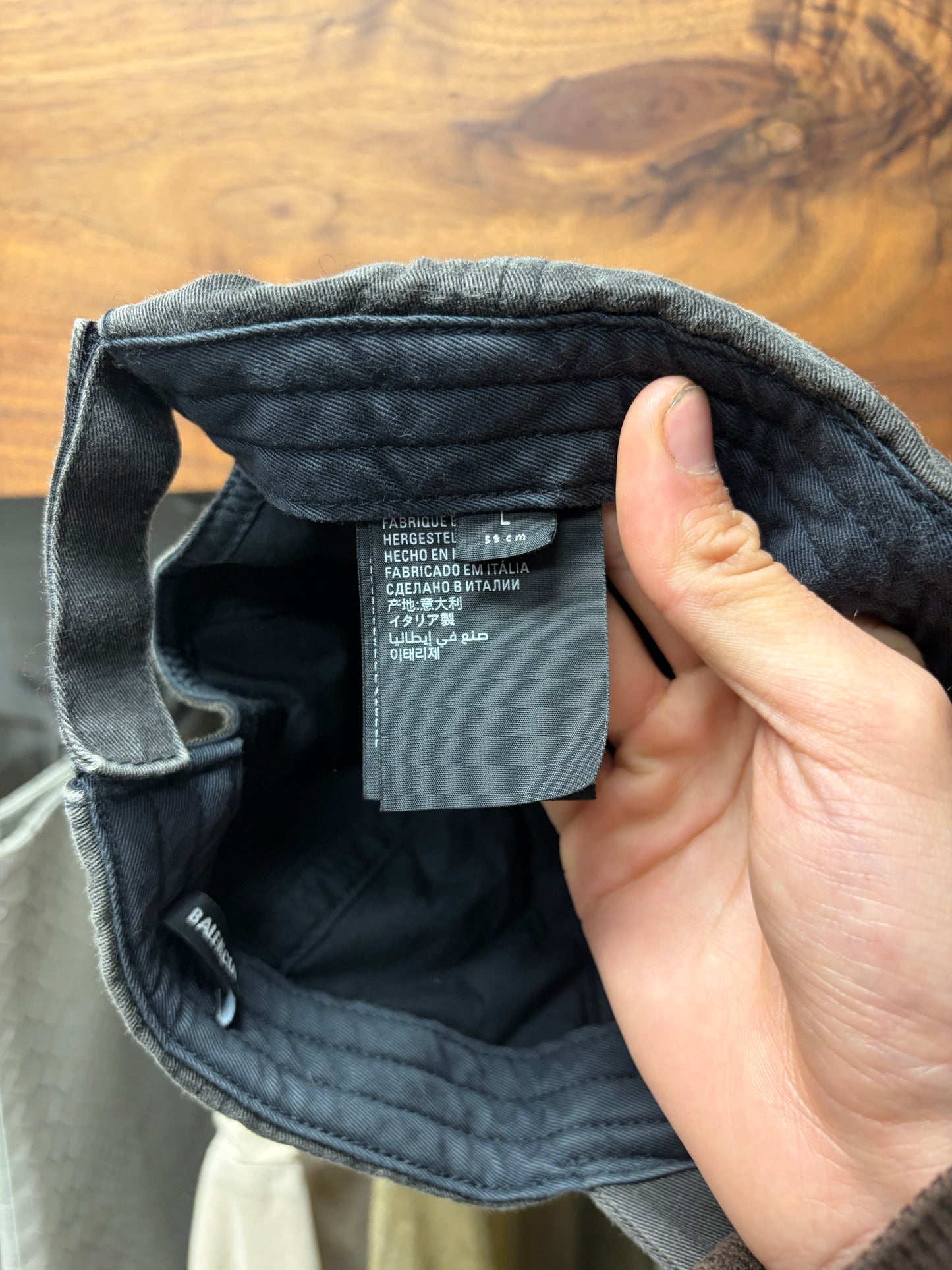 Balenciaga Embroidered Brim Logo Baseball Cap