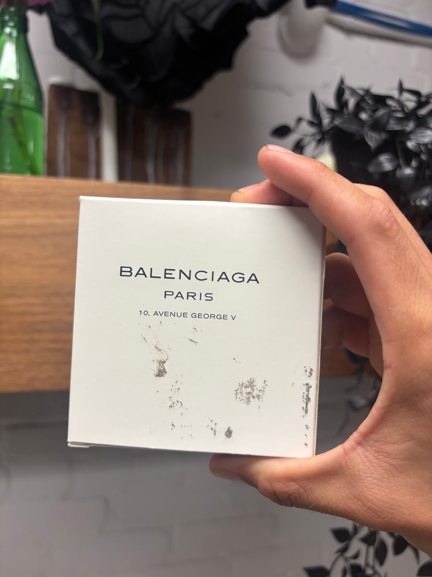 Balenciaga Cream White Corduroy Mirror Bag Attachment