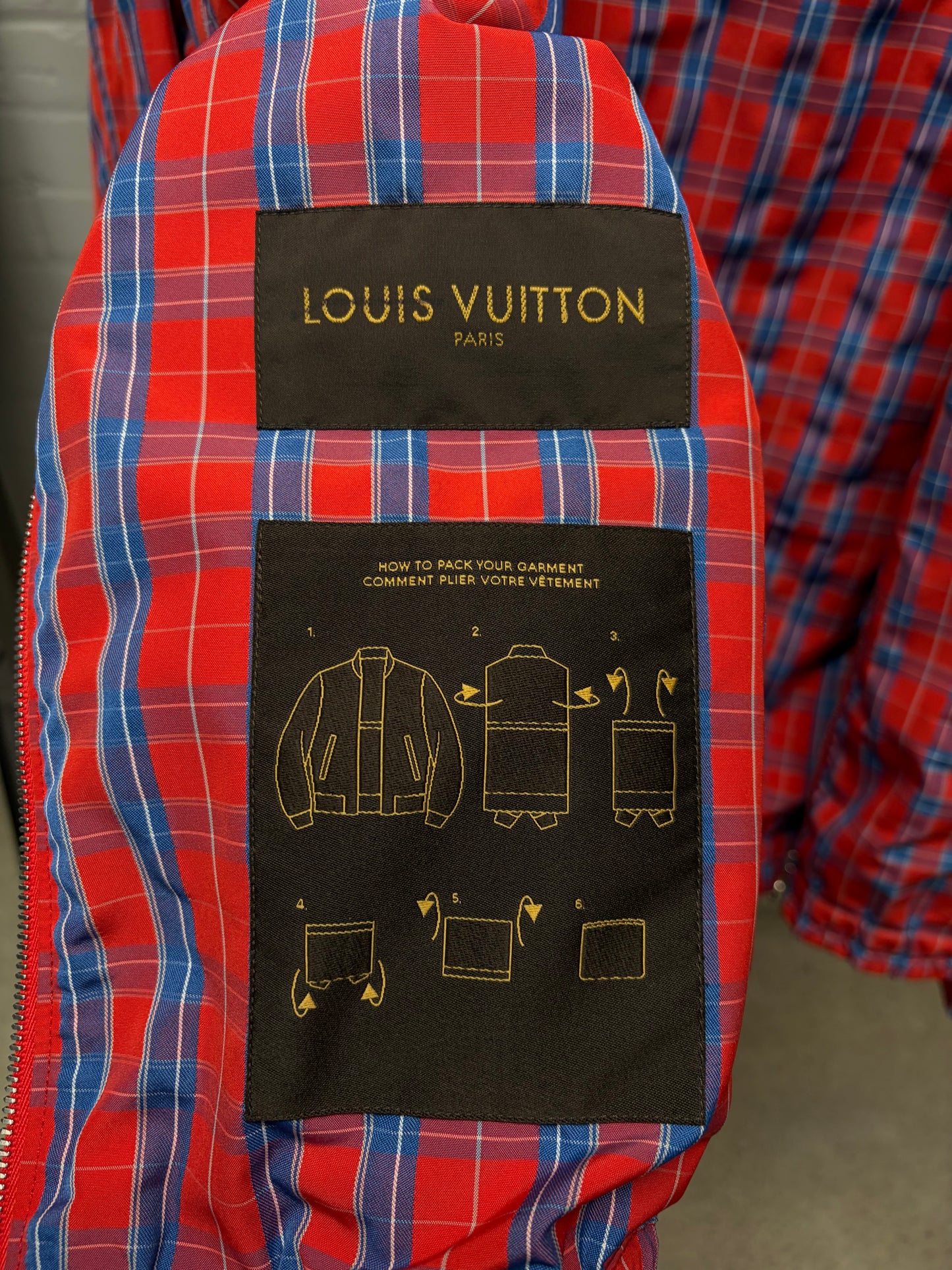 Louis Vuitton by Virgil Abloh Plaid Packable Windbreaker Jacket