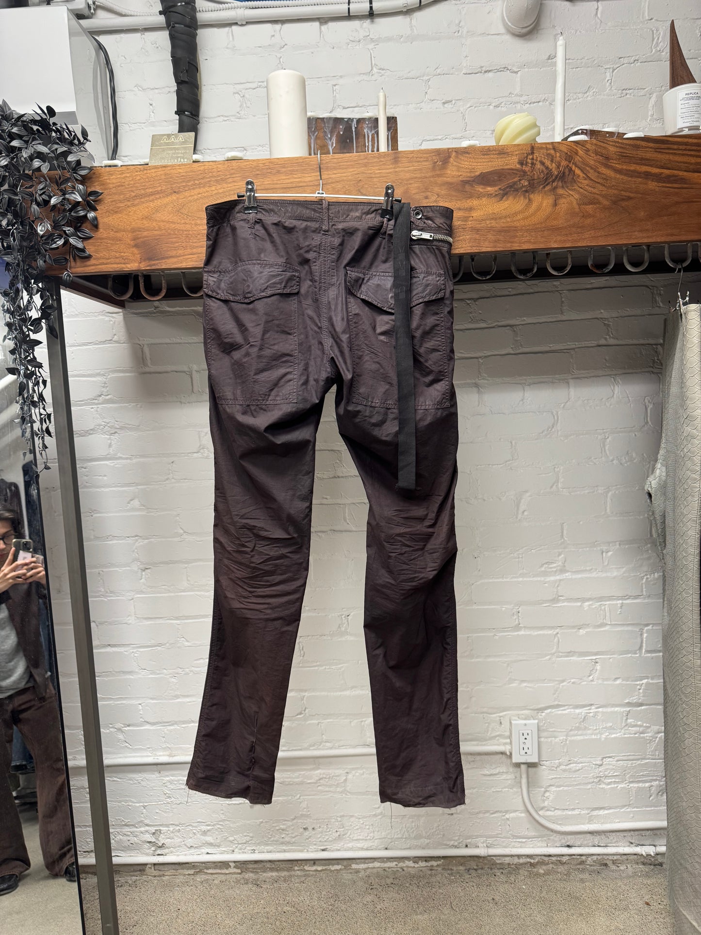 AW2014 OG Rick Owens ‘Aircut’ Dark Dust O&M Era Pants