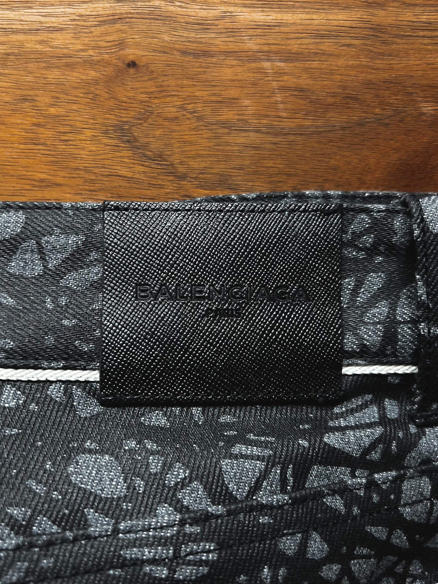 AW2013 Balenciaga ‘Scratch Lines’ Denim