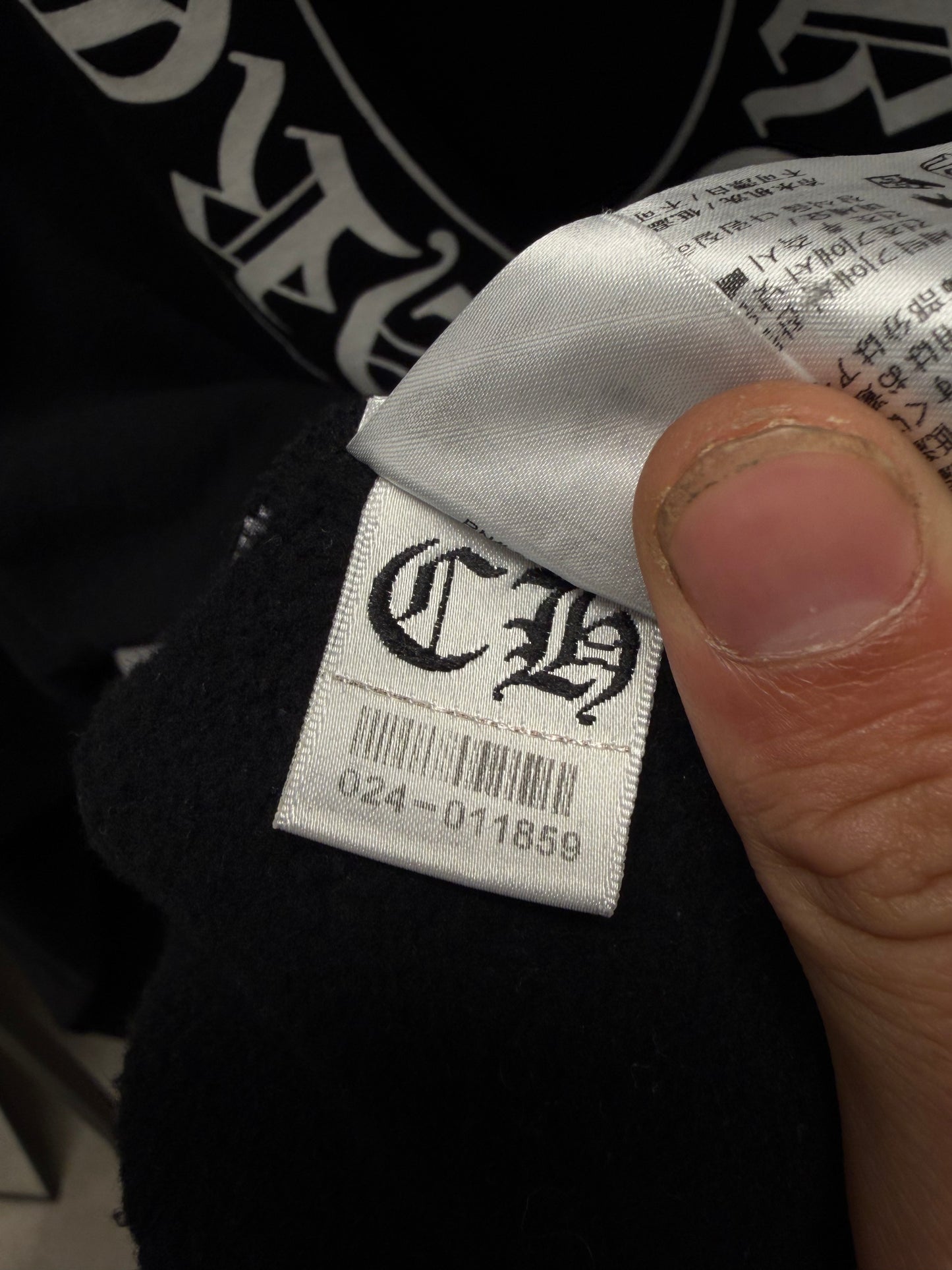 Chrome Hearts ‘Fuck You’ Horseshoe Logo Zip-Up Hoodie