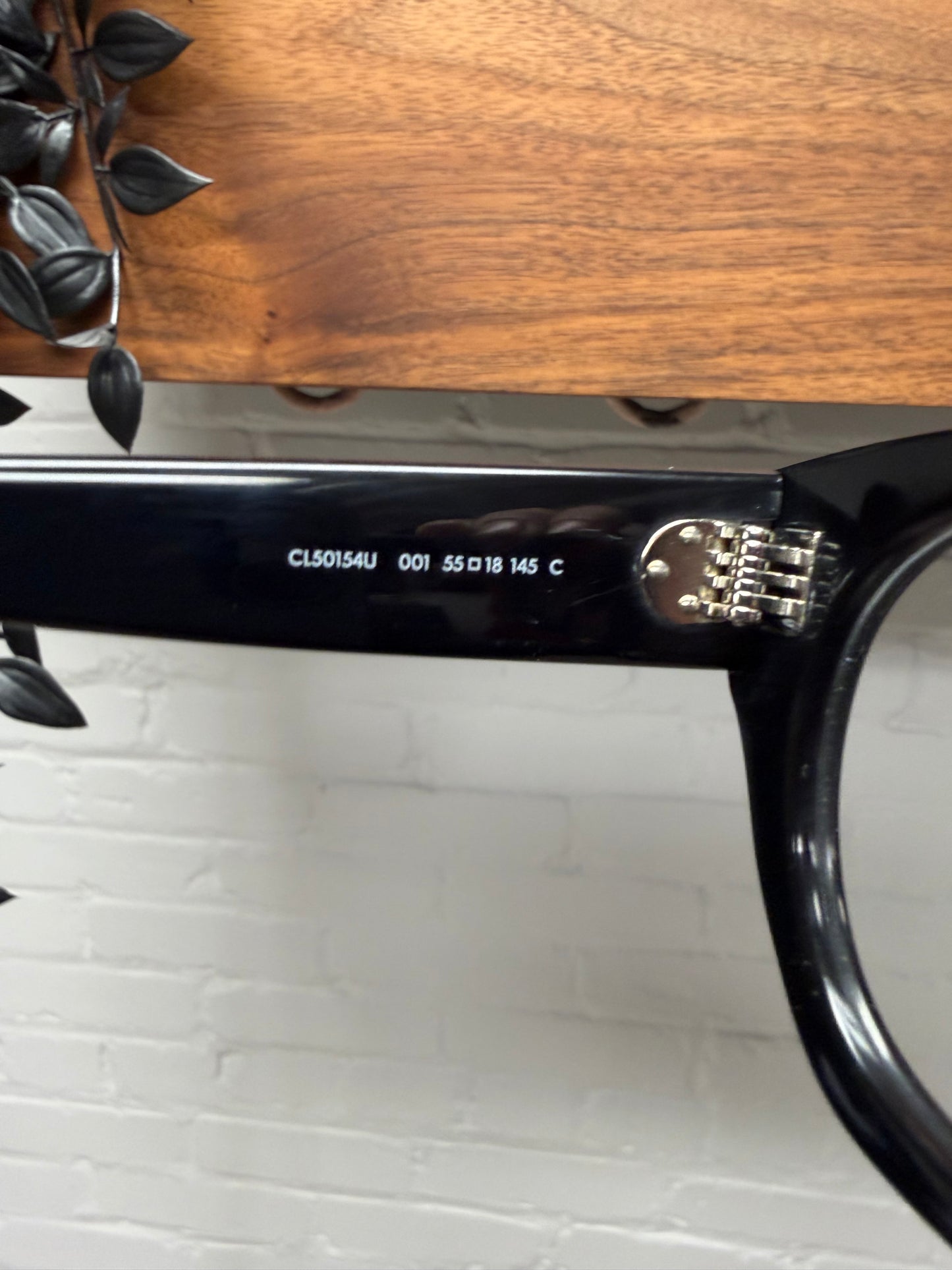 Celine ‘CL50154U’ Black Minimalist Optical Glasses