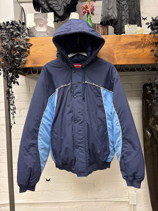 SS2025 Supreme Studded Blue ‘Stadium’ Jacket