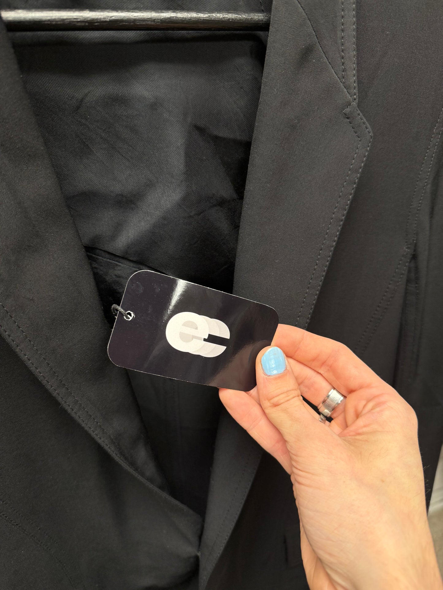SS15 Rick Owens O&M Era ‘Faun’ Black Virgin Wool Blazer
