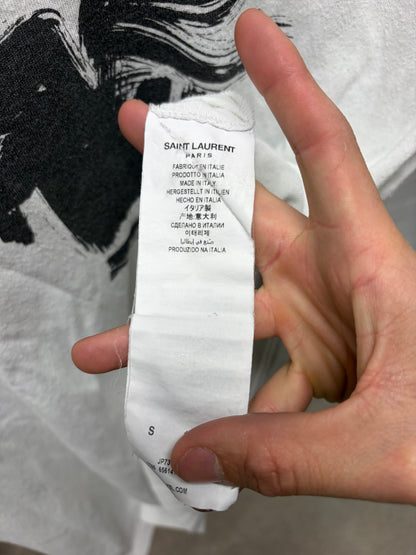 Saint Laurent ‘Year of the Bull’ White Graphic T-Shirt