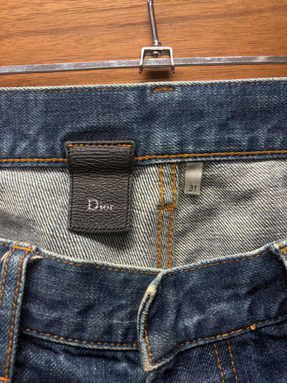 Dior Homme Washed Blue Skinny Jeans