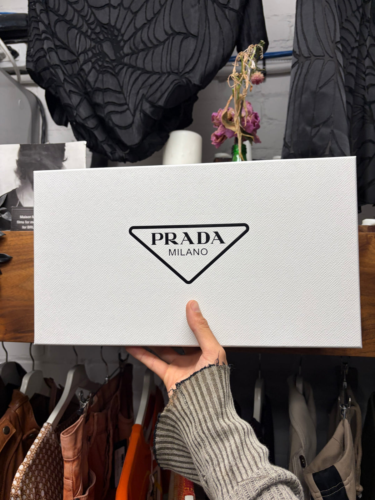 Prada Red Foam Rubber Slip-On Mules