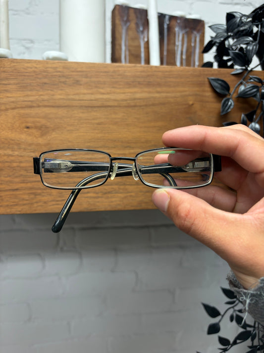 Vintage Gucci Cursive Script Logo Prescription Glasses Frames