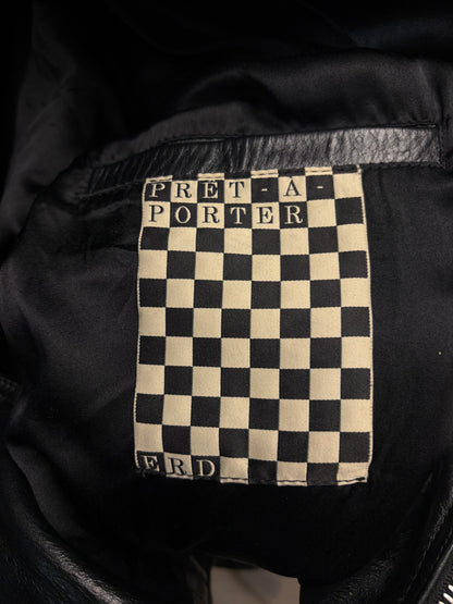 2016 Enfants Riches Déprimés ‘No Reply’ Black Leather Biker Jacket
