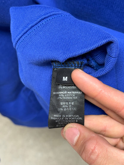 Vetements Limited Edition Blue ‘Embroidered Logo’ Hoodie