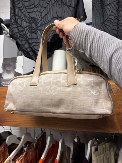 2003 Chanel ‘Travel Ligne’ Mini Tan Bowling Bag