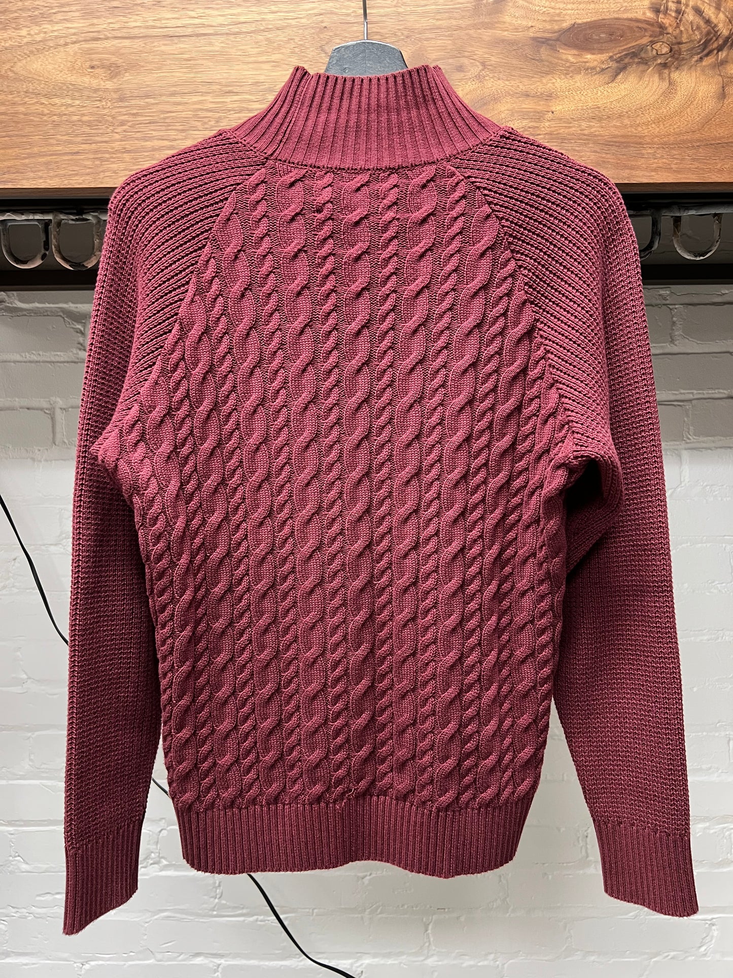 Undercover Cable Knit ‘Clay Red’ Turtleneck Sweater