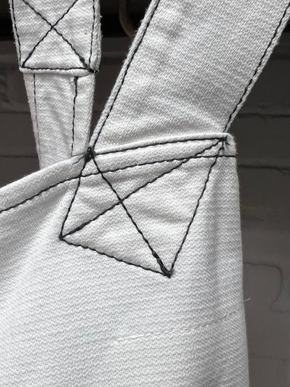 SS99 Maison Margiela White ‘Side Tie’ Apron Dress