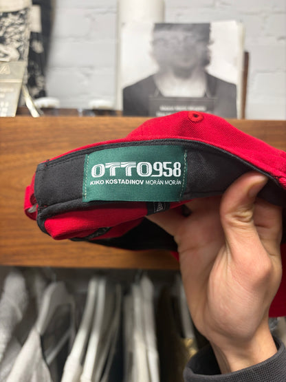Kiko Kostadinov x Otto958 ‘Spooky Bauhaus’ Red Strap-Back Hat