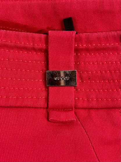 Late 2000s Gucci Red Denim Mini Shorts
