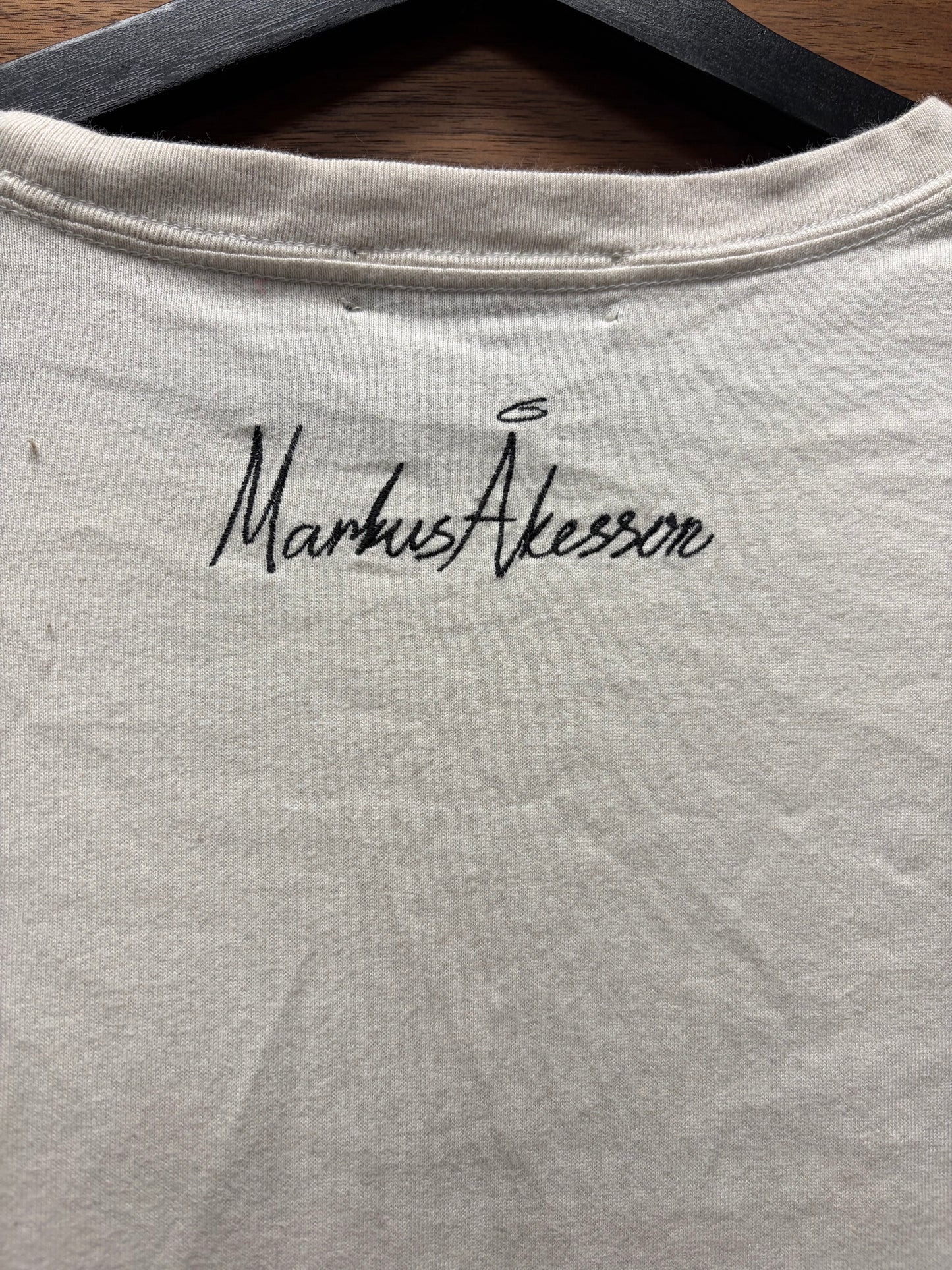 AW2021 Undercover x Markus Akesson ‘Portrait’ White Graphic T-Shirt