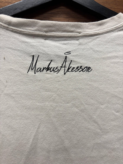 AW2021 Undercover x Markus Akesson ‘Portrait’ White Graphic T-Shirt