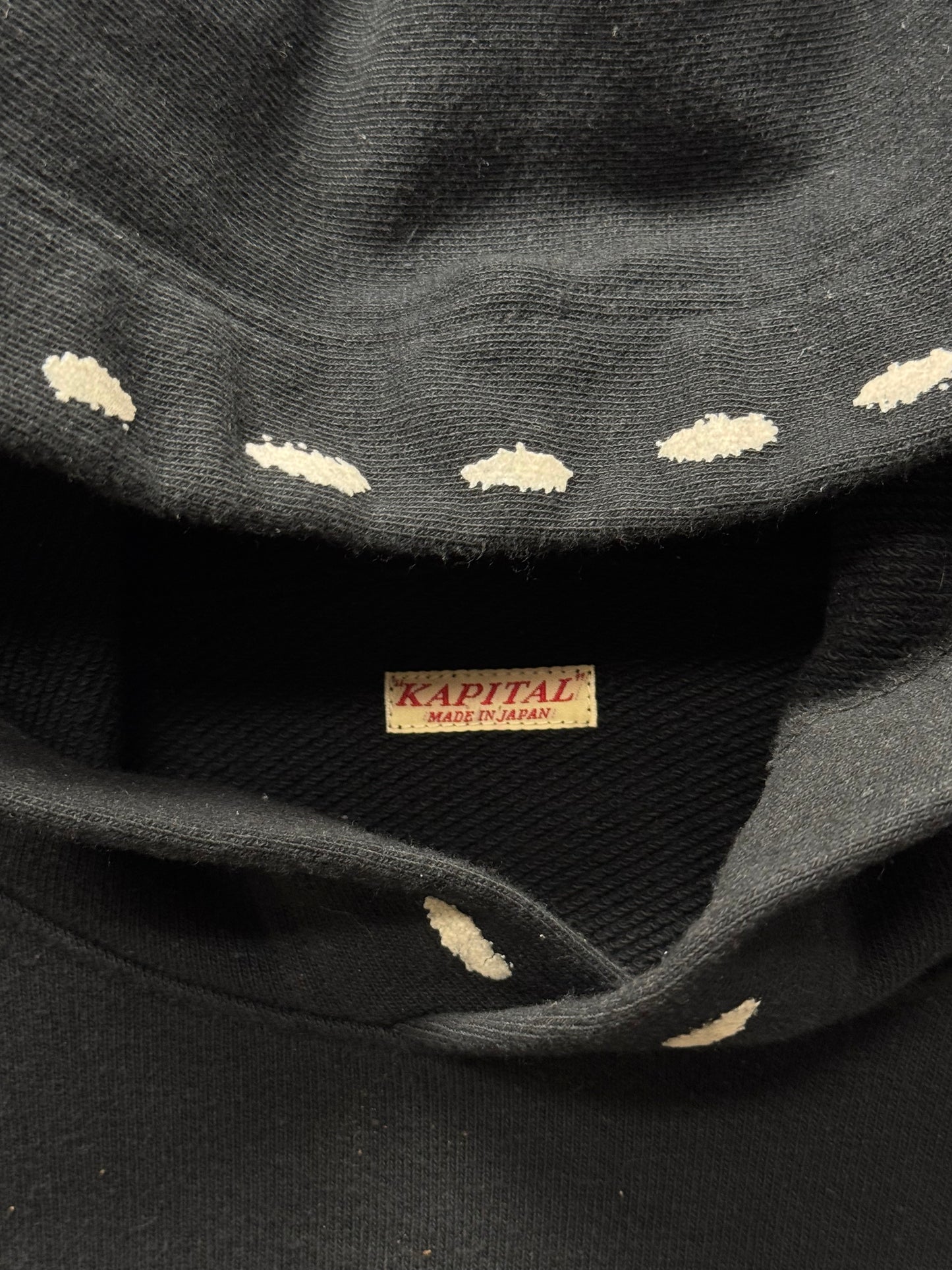 Kapital ‘Marionette’ Black Pullover Hoodie