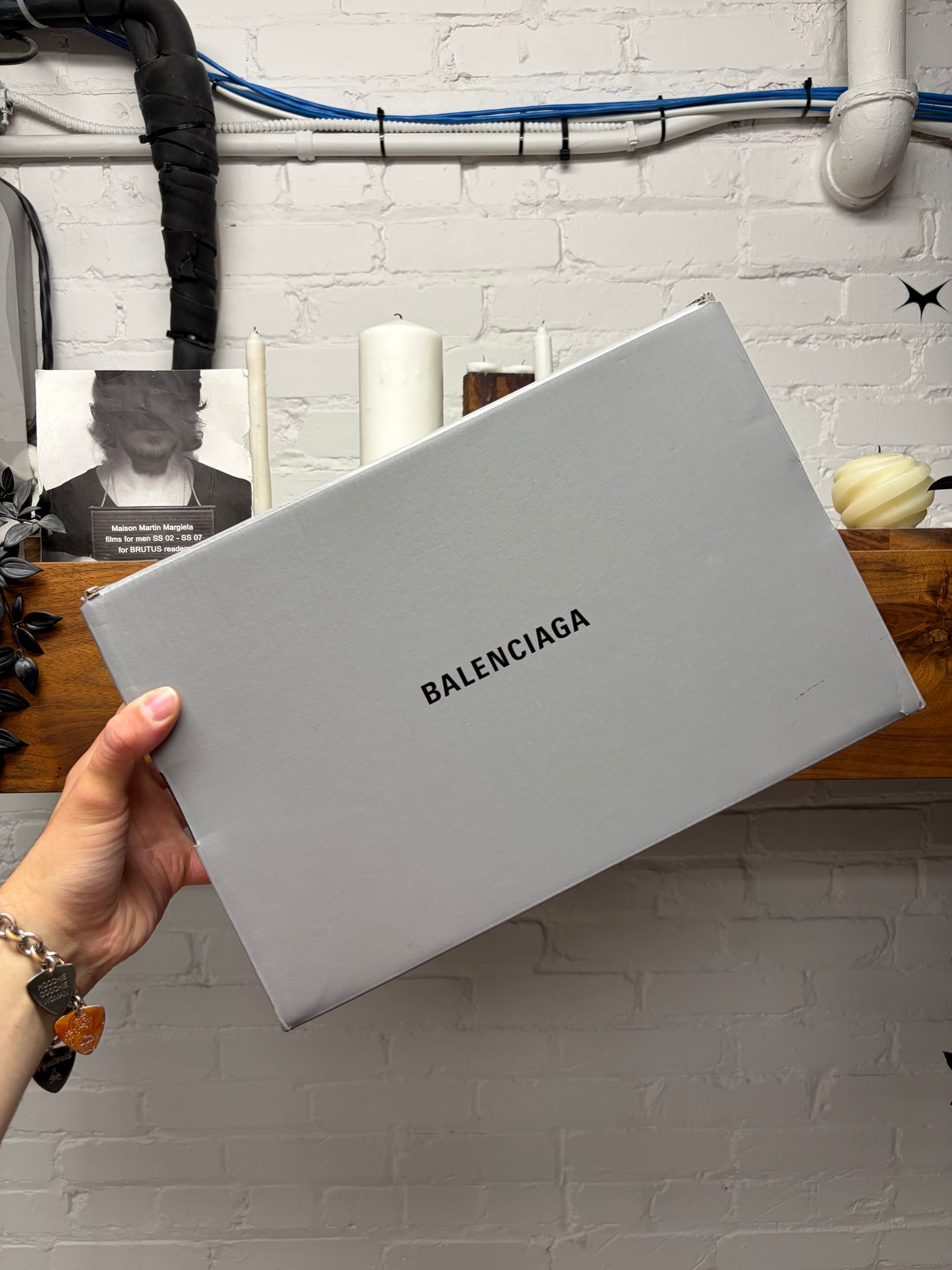 Balenciaga ‘Paris’ BB Monogram Canvas High Top Sneakers