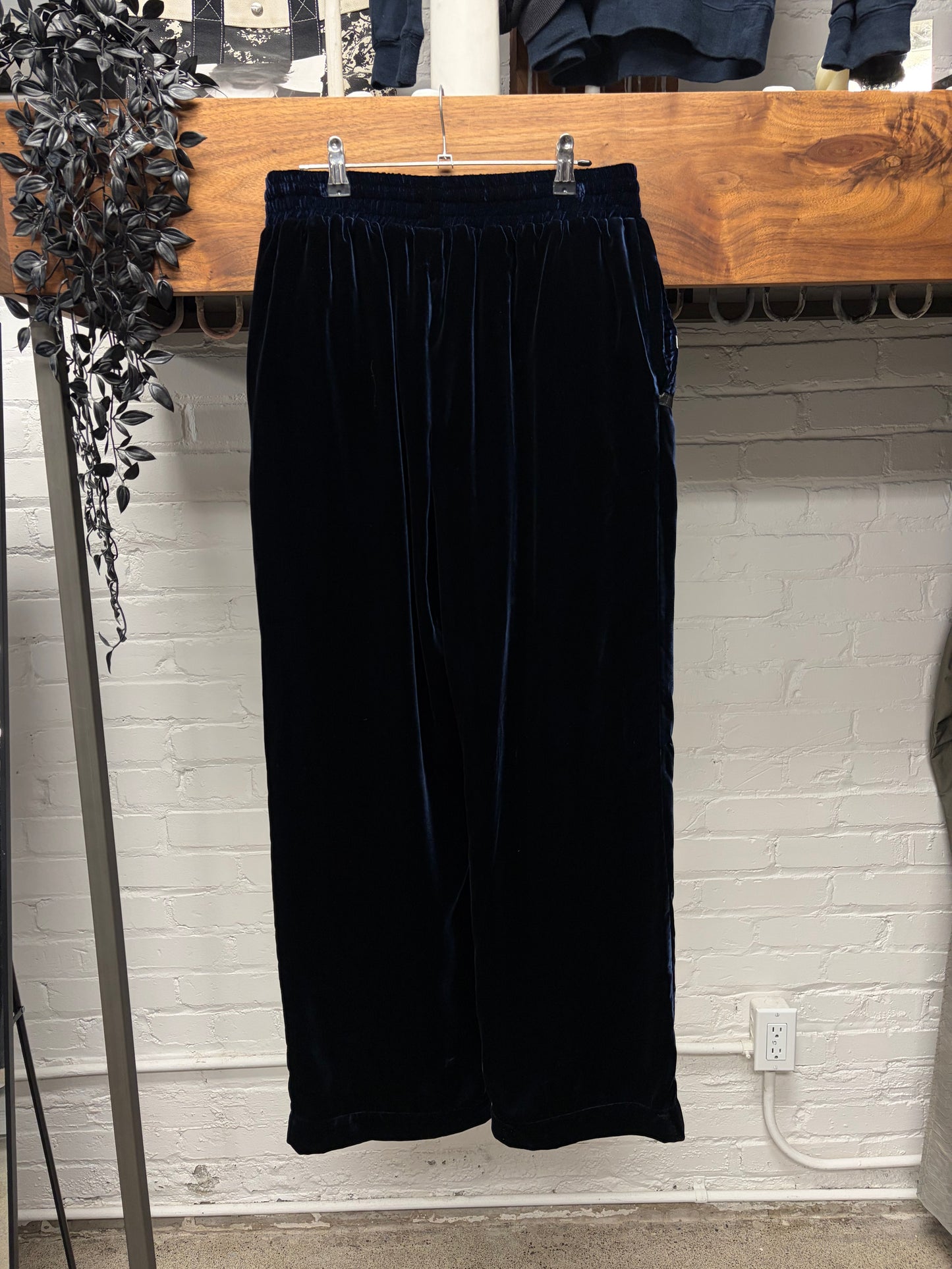Chrome Hearts Velour/Leather Tracksuit Pants