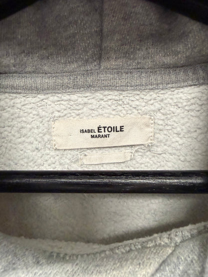 Isabel Marant Grey/Blue Logo Hoodie