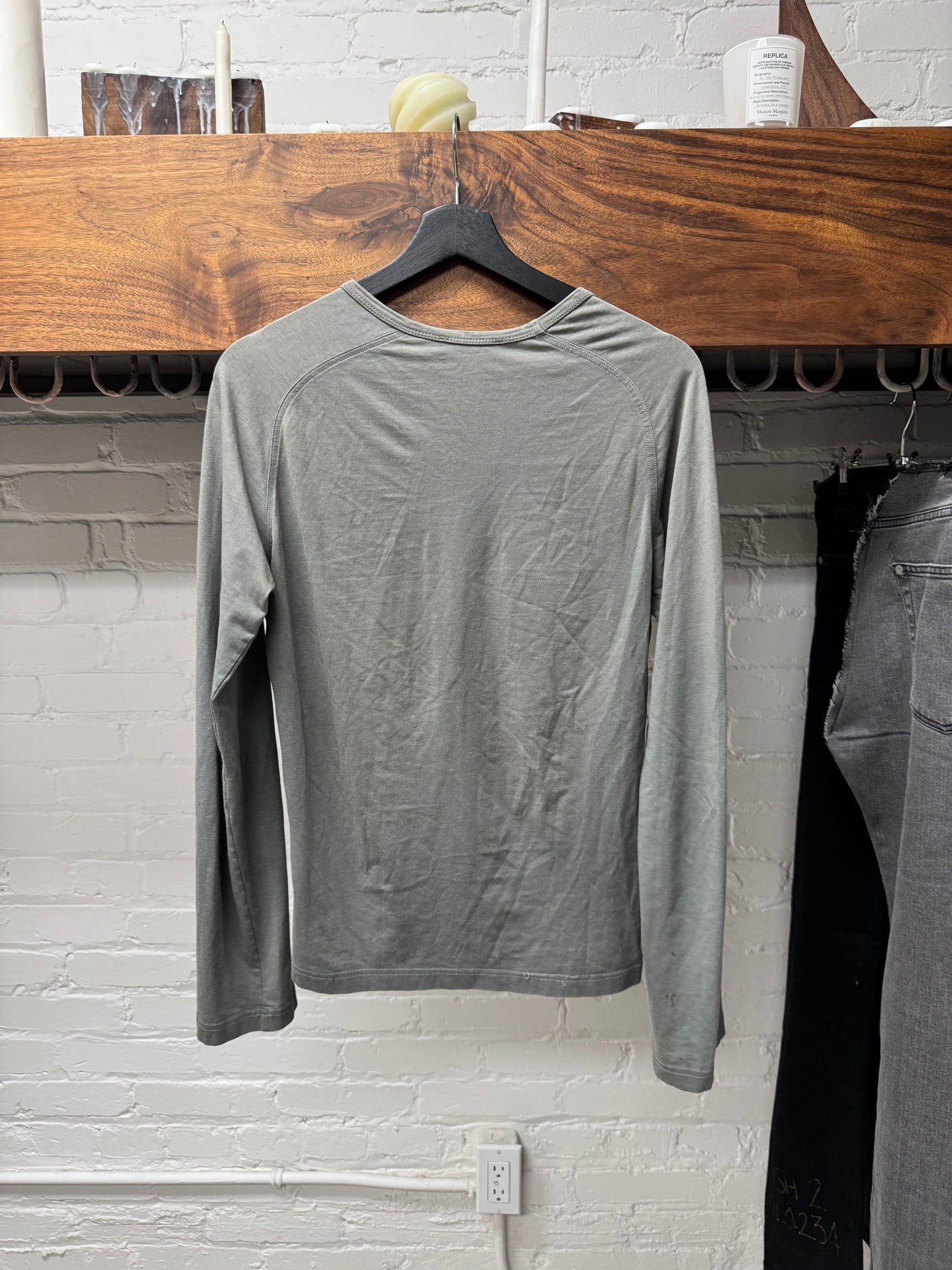 AW1997 Raf Simons ‘White Sox Fever’ Baseball Long Sleeve Shirt