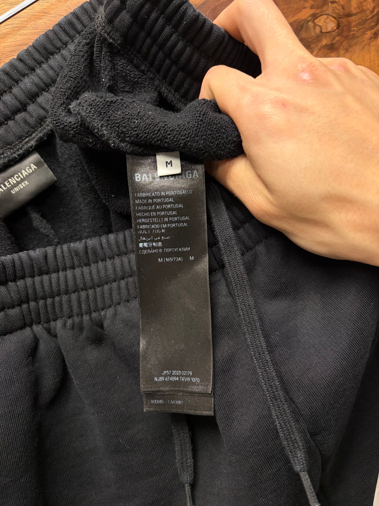 AW2023 Balenciaga ‘Campaign Logo’ Heavy Terry Cotton Sweatpants