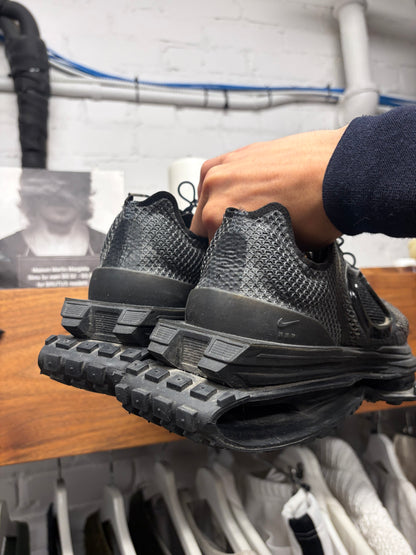 Nike x MMW ‘Zoom 004’ Triple Black Low Top Sneakers