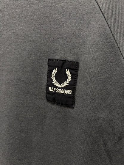 Raf Simon’s x Fred Perry Ribbed Cuff Cotton ‘Patch Logo’ T-Shirt