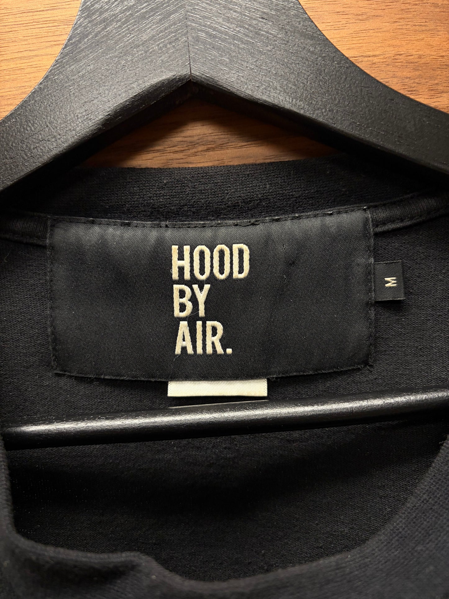Hood by Air ‘Gridline’ Black/White Long Sleeve Shirt