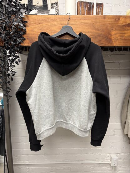 2012 Saint Laurent by Hedi Slimane Grey/Black Zip-Up Hoodie