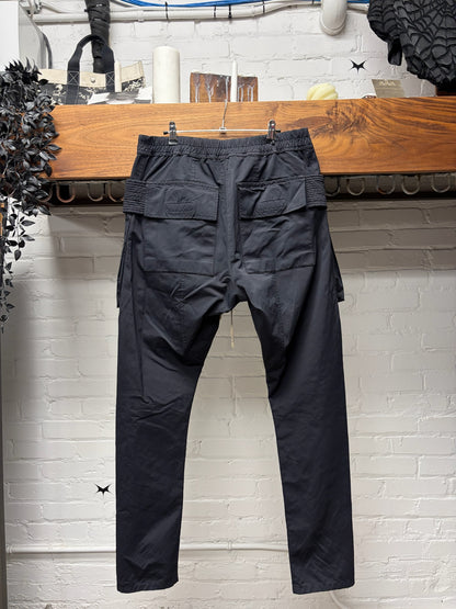 Rick Owens DRKSHDW ‘Creatch’ Drop Crotch Black Drawstring Sweatpants