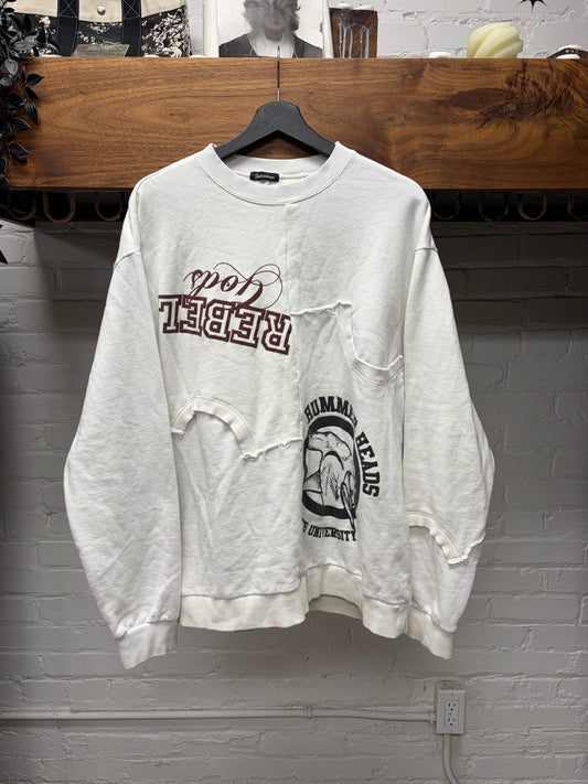 SS2022 Undercover ‘Paper Doll’ Reconstructed Sweatshirt Cotton Crewneck